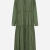 MatteauTiered Drawcord Dress - Fern