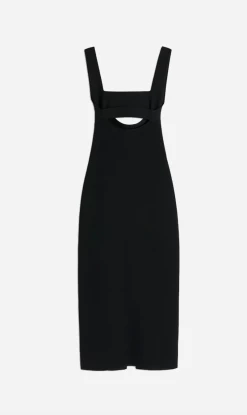 Victoria BeckhamVB Body Fitted Midi Dress - Black