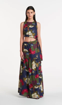 SIR The LabelFrancesca Asymmetrical Cut Out Dress - Garcia Floral