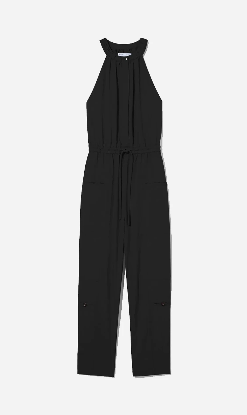 Proenza Schouler White LabelDrapey Tank Jumpsuit - Black 1 Proenza Schouler White LabelDrapey Tank Jumpsuit - Black
