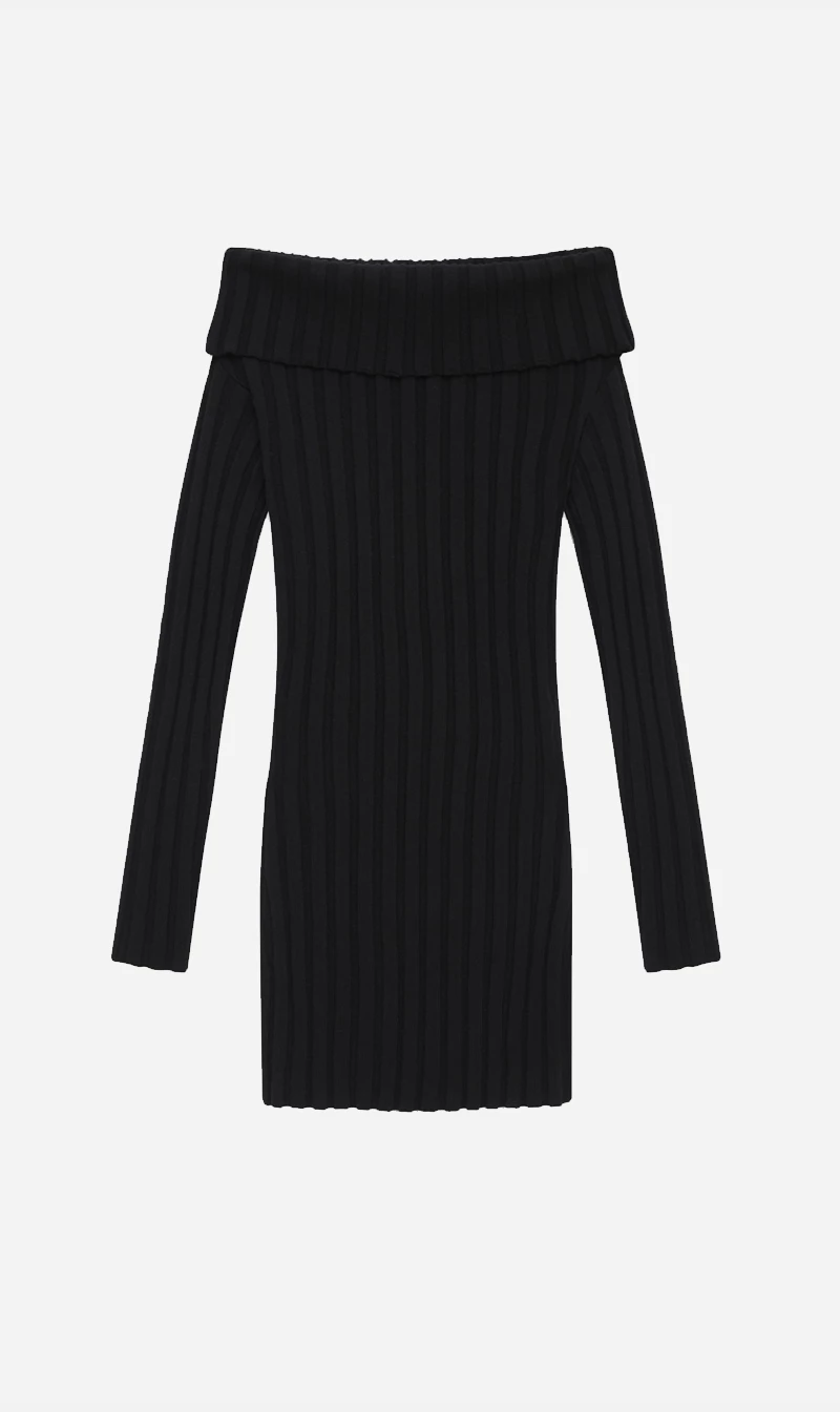 Anine Bing Mariah Dress - Black 1 Anine Bing Mariah Dress - Black