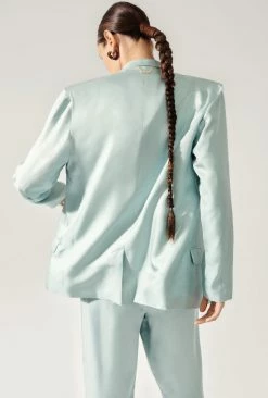 Silk LaundryTwill Miami Blazer - Mist -Viktoria & Woods shop media 1200x 372f5f78 ec9f 4a0b 9d0f 7c65597b1f76@2x