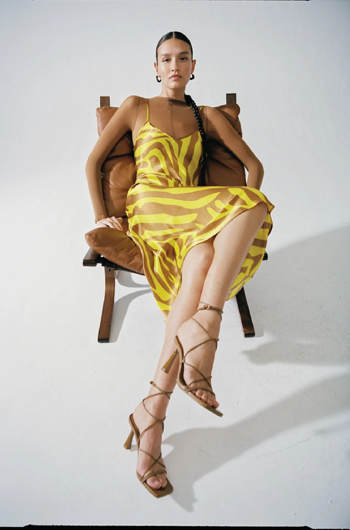 Silk Laundry90's Slip Dress - Tiger Matisse 2 Silk Laundry90's Slip Dress - Tiger Matisse - Image 2