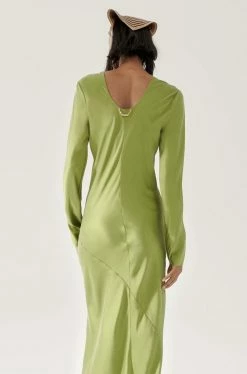 Silk LaundryFull Sleeve Bias Dress - Calla Green -Viktoria & Woods shop media 1200x c030a76f 441b 444f 9fe8 ae926061320a@2x