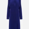 Victoria BeckhamWrap Front Dress - Electric Purple