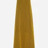 Camilla And MarcIzaro Maxi Dress - Yellow / Brown