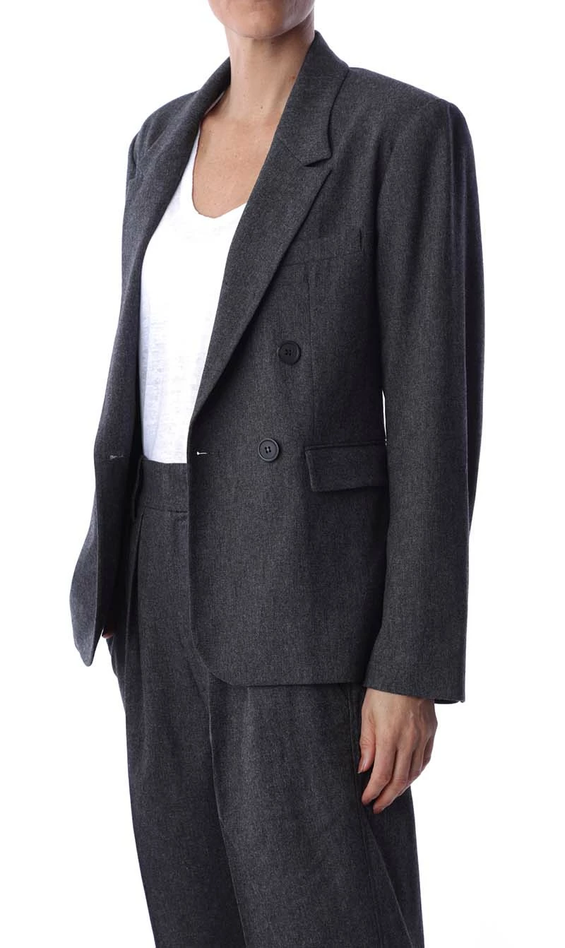 Isabel MarantNeskia Jacket - Anthracite 2 Isabel MarantNeskia Jacket - Anthracite - Image 2