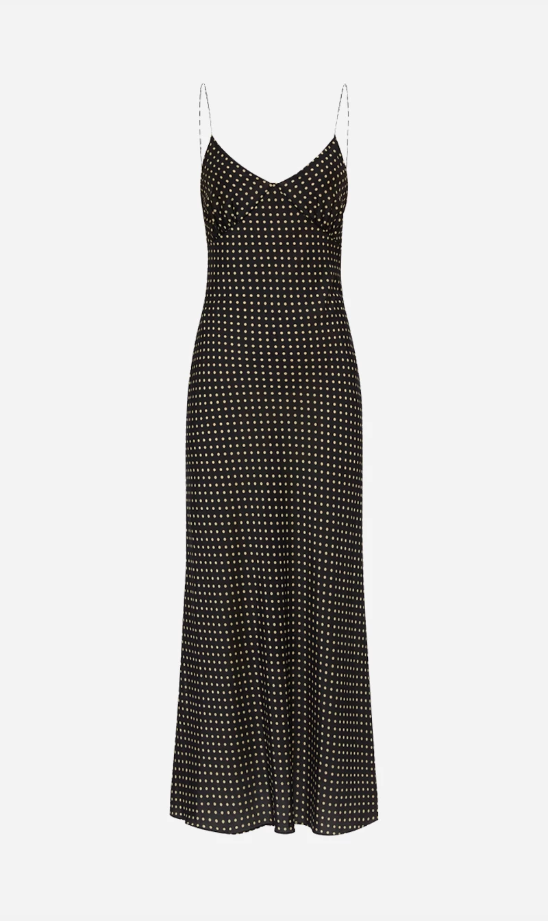 MatteauLow Back Slip Dress - Polka 1 MatteauLow Back Slip Dress - Polka