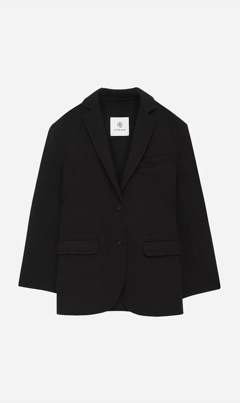 Anine BingQuinn Blazer - Black 1 Anine BingQuinn Blazer - Black