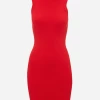 Victoria BeckhamVB Body Fitted Mini Dress - Red