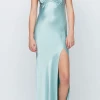 Bec + BridgeRen Split Maxi Dress - Seafoam Green