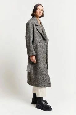 Karen WalkerStefanik Trench - Tweed 6 Karen WalkerStefanik Trench - Tweed -Viktoria & Woods shop stefanik trench 6940 02 black tan multi back 0020812001647474363@2x