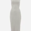Victoria BeckhamVB Body Strapless Midi - Silver