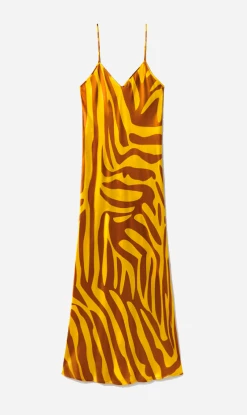 Silk Laundry90's Slip Dress - Tiger Matisse