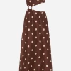 SIR THE LABELVivi Asymmetrical Cut Out Dress - Marlon Polka Dot
